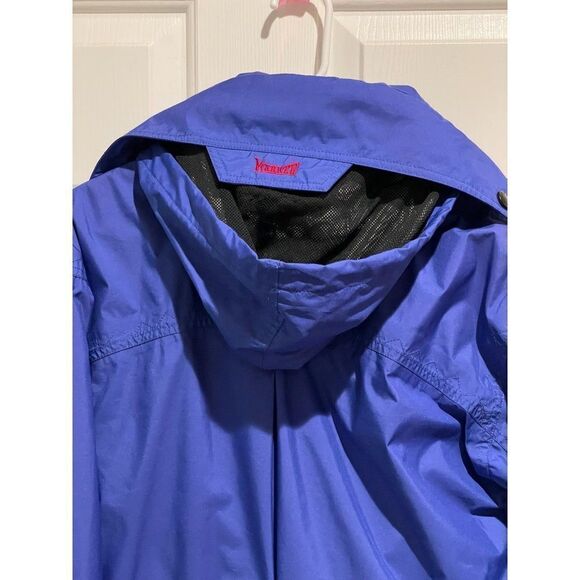 Vintage Marker LTD Vertical Light Ski/Snow Blue Jacket W/ Detachable Hood Size 6 - Picture 5 of 12